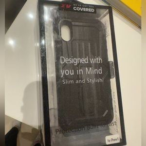 NEW Zev iPhone X phone case. Gray